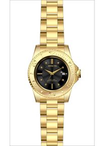 Invicta Pro Diver 50398 Herrenuhr - Quarzwerk - Edelstahl mit schwarzem Zifferblatt - 40 mm