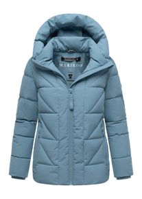 Marikoo Damen Winterjacke Kuschelnasee mit Kapuze und Fleecefutter