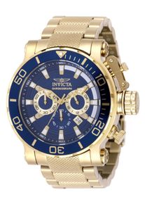 Invicta Coalition Forces 50229 Herrenuhr - Quarzwerk - Edelstahl mit blauem Zifferblatt - 52 mm