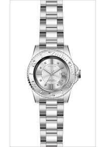 Invicta Pro Diver 49918 Herrenuhr - Quarzwerk - Edelstahl mit silbernem Zifferblatt - 40 mm