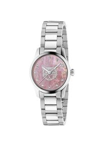 Gucci G-Timeless Damenuhr mit rosa Perlmutt-Zifferblatt - YA1265025