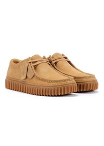 Clarks Torhill Lo Wildleder Herren Dunkel Sand Schuhe