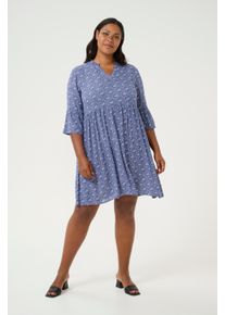 Kaffe Kleid A-shape blue white