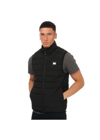 Weekend Offender - "Jasper" Weste Wattiert f&uuml;r Herren (Schwarz)