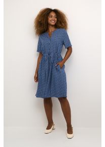 Cream Kleid Feminine blue multi