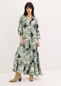 bonprix Maxikleid aus flie&szlig;ender Viskose, blau, Gr.36, sommerliches Tunika-Kleid in maxil&auml;nge aus flie&szlig;ender Viskose, aus Viskose
