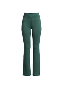 LANDS' END Serious Sweats Bootcut-Hose, Damen,  Gr&uuml;n, Elasthan/Baumwoll-Mischung/Polyester-Mischung, by Lands' End