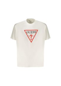 Guess Jeans Wei&szlig;es Baumwoll Herren T-Shirt