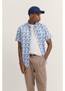 Bugatti Herren Hemd aus Satin-Twill