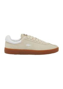 Lacoste - "Baseshot" Sneaker f&uuml;r Herren, Wildleder (Beige)