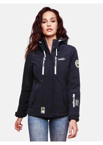Marikoo Damen Softshelljacke &ndash; Kleine Zicke, warm mit Kapuze & Fleecefutter