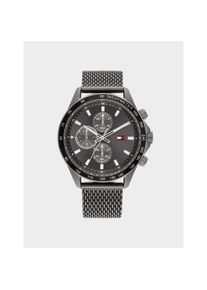 Montre Miles Chronograph Bracelet maille Tommy Hilfiger Pour Accessoires en Noir