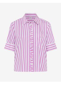 Brax Damen Bluse Style VICA FRIL bright purple, helles lila, Gr. 32