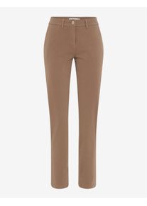 Brax Damen Chino Style MARON S WARM GREIGE, hellbraun, Gr. 46
