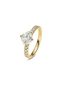 SIF JAKOBS Jewellery Damenring Lab Grown SJ-R2506-WD-YG-52