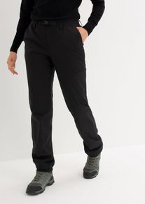 bonprix wasserdichte Funktionhose mit Fleecefutter und Taschen, schwarz, Gr.50, Wasserdichte Funktionhose mit weicher Fleece-Innenseite und praktischen Taschen, aus Fleece