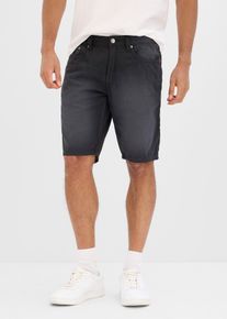 bonprix Leichte Bermuda mit Dehnbund aus colored Denim Regular Fit (2er Pack), beige, Gr.34, Praktisches 2er-Pack Bermudas im Regular Fit mit klassischem 5-Pocket-Style und dezenten Used-Effekten, aus 100% Baumwolle