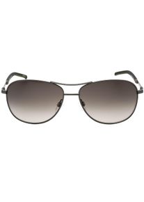 Tommy Hilfiger Braune SF-Linsen-Sonnenbrille in Dunkelsilber