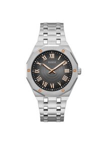 Guess GW0575G1 Herren-Analoguhr mit silbernem Zifferblatt - Stilvoll und vielseitig