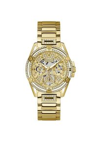 Guess GW0464L2 Queen Damenuhr in Gold - Stilvoller Chronograph Zeitmesser