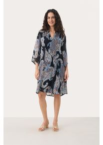 PART TWO Kleid Gerade Passform navy