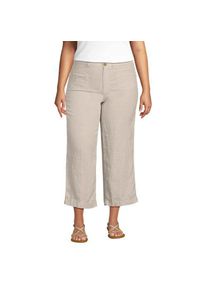LANDS' END 7/8-Hose aus Leinen, Damen,  Wei&szlig;, by Lands' End