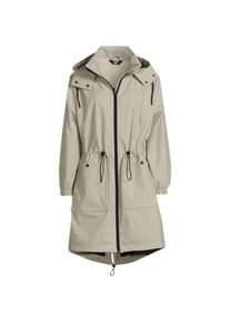 LANDS' END PU-Regenjacke, Damen,  Wei&szlig;, Polyester/Gummi/Polyurethan, by Lands' End