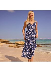 LANDS' END Maxi Strandkleid, Damen,  Blau, Baumwolle Modal, by Lands' End