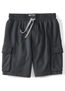 LANDS' END Cargo-Shorts Serious Sweats, Herren,  Grau, Baumwolle, by Lands' End