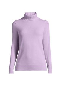 LANDS' END Rollkragen-Pullover aus Kaschmir, Damen,  Lila, Kaschmir, by Lands' End