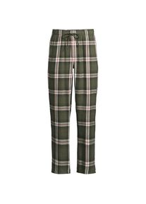 LANDS' END Flanell-Pyjamahose, Herren,  Gr&uuml;n, Baumwolle, by Lands' End