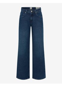 Brax Damen Five-Pocket-Hose Style MORGAN USED DARK BLUE, denim dunkelblau, Gr. 32