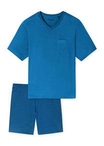 Schiesser Herren Pyjama Comfort EssentialsSchlafanzug, Pyjama Set, Nachtw&auml;sche