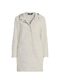 LANDS' END PrimaLoft Steppmantel, Damen,  Beige, Baumwoll-Mischung, by Lands' End