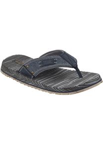 Skechers Quill Textile Herren Flip-Flops in Marineblau