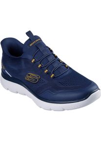 Skechers Summits Top Rate Herren Sneaker In Marineblau/gelb