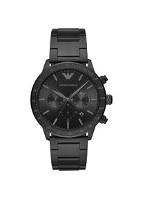 Emporio Armani Mario Schwarz Herren Armbanduhr AR11242