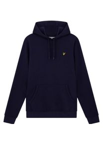 Lyle & Scott Dunkelblauer Kapuzenpullover mit Lyle & Scott-Logo