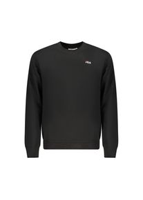 Fila Schwarzes Bio-Baumwoll-Herren-Sweatshirt