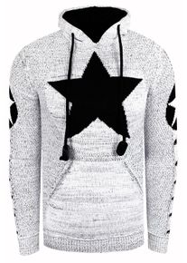 Rusty Neal Grobstrick Comic Kapuzen-Pullover