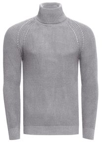 Rusty Neal Grobstrick Slim Fit Rollkragen-Pullover