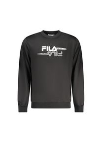 Fila Schwarzes Polyester Herren Sweatshirt
