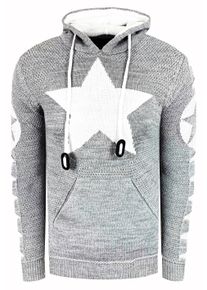Rusty Neal Grobstrick Comic Kapuzen-Pullover