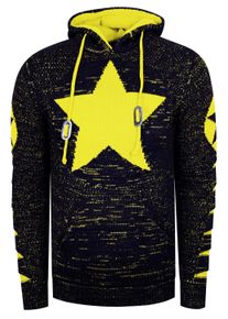 Rusty Neal Grobstrick Comic Kapuzen-Pullover