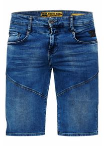 Rusty Neal Royal Blue Used Jeans Shorts "TUSCOR"