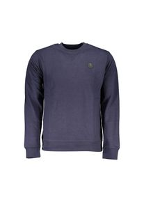 Gianmarco Venturi Blaues Baumwoll-Herren-Sweatshirt