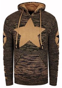 Rusty Neal Grobstrick Comic Kapuzen-Pullover