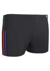 GUGGEN Mountain Herren Badehose eng anliegend gestreift Boxerbadehose