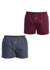 2er-Pack Herren Essenzielle Baumwoll-Boxershorts mit &Ouml;ffnung AADXY