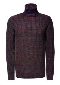 Rusty Neal Schwerer Grobstrick Rollkragen-Pullover